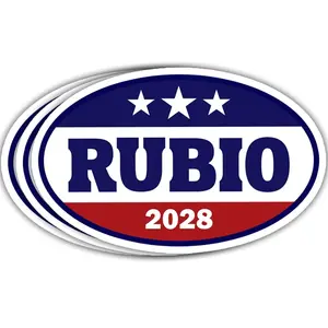 Vance Rubio 2028 Presidential Election Waterproof Vinyl Sticker JD Vance Republican Political Decal for Phone Laptop Tumbler ON7