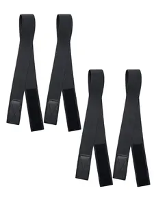 4 Pcs Elastic Bands for Wig Lace Melting Edge Wrap Adjustable Elastic Band Wigs Support Non Slip Accessories to Lay Edges for Women Men Hair Styling Most Wigs Wearers Gifts 23.62 × 1.18 Inch Black