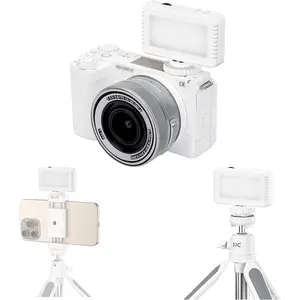 Mini LED Video Light for  ZV-E10 II ZVE10 ZV-1F ZV1F ZV-1 II ZV1  PowerShot V1 EOS R50 V &  Cameras, Flash Attachment Accessories for Vlog  Record, Portable Rechargeable
