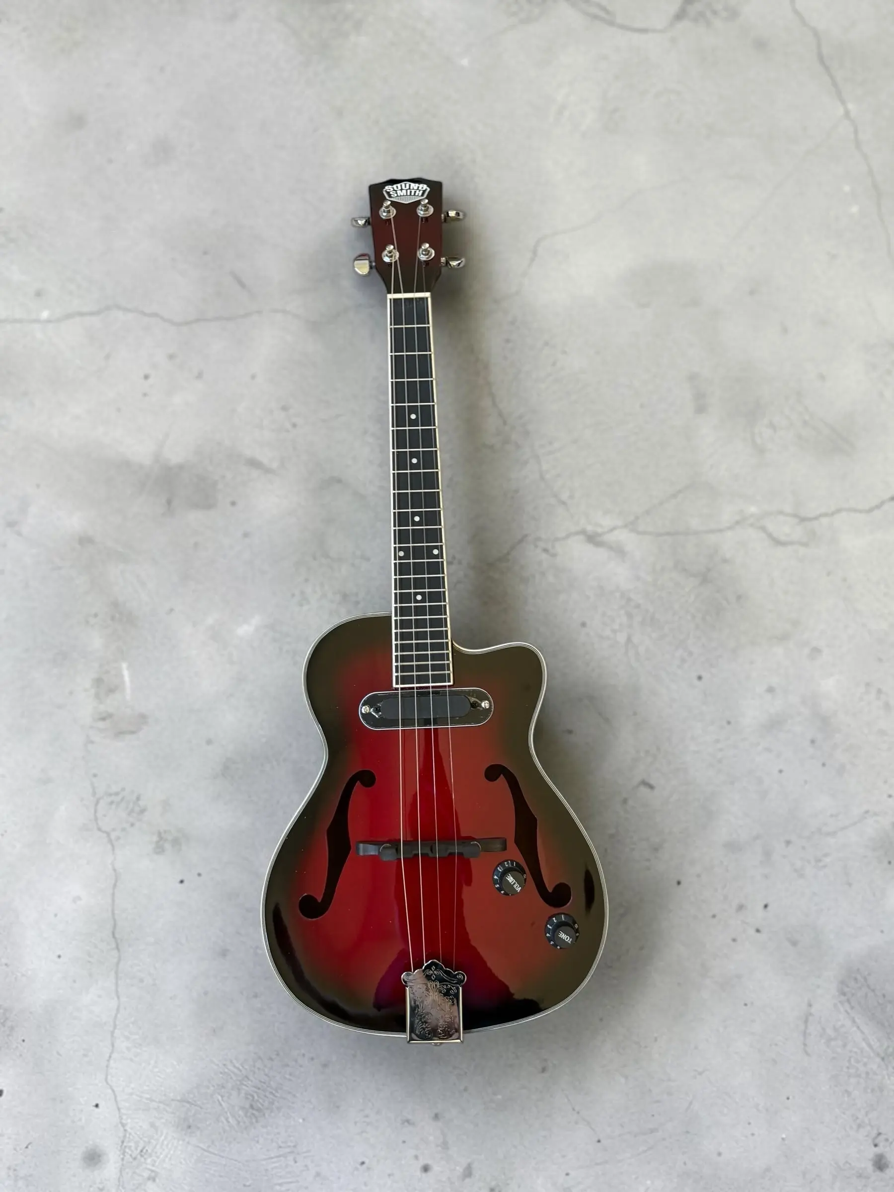 Sound Smith Tenor Hollow Body Ukulele - floor model