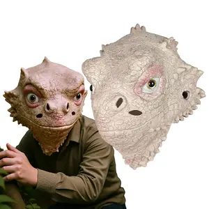 Funny Pink Lizard Mask - Hilarious Creature Costume for TikTok Pranks & Party Fools