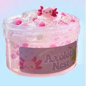 Axolotl nest frogspawn slime, clear slime