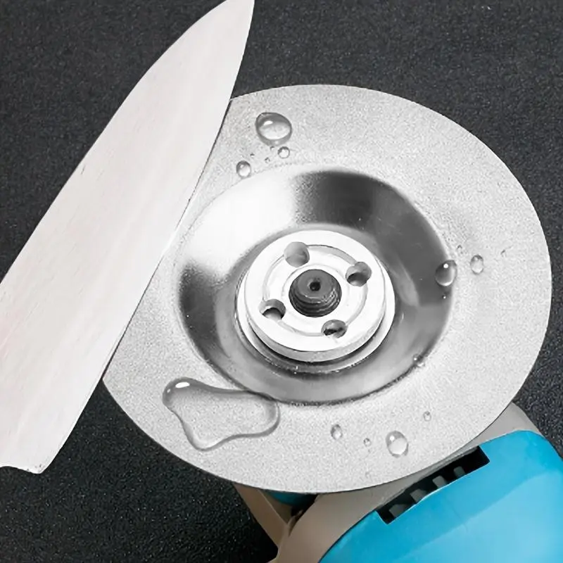 Industrial Grade Steel Grinding Wheel, Grinding Disc, Fine Grit, Compatible with Bench Grinder, for Sharpening Knives and Tools