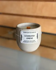 Louisiana Linens Concrete Candle