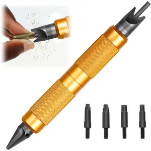 Case Prep Multitool, Case Chamfer Deburring Tools for Reloading, Primer Pocket Reamers and Cleaners for Removing Crimps