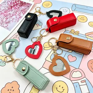 Fashion Accessory Small Mirror Red Envelope Keychain, Mini Flair Bag Hanging Decoration