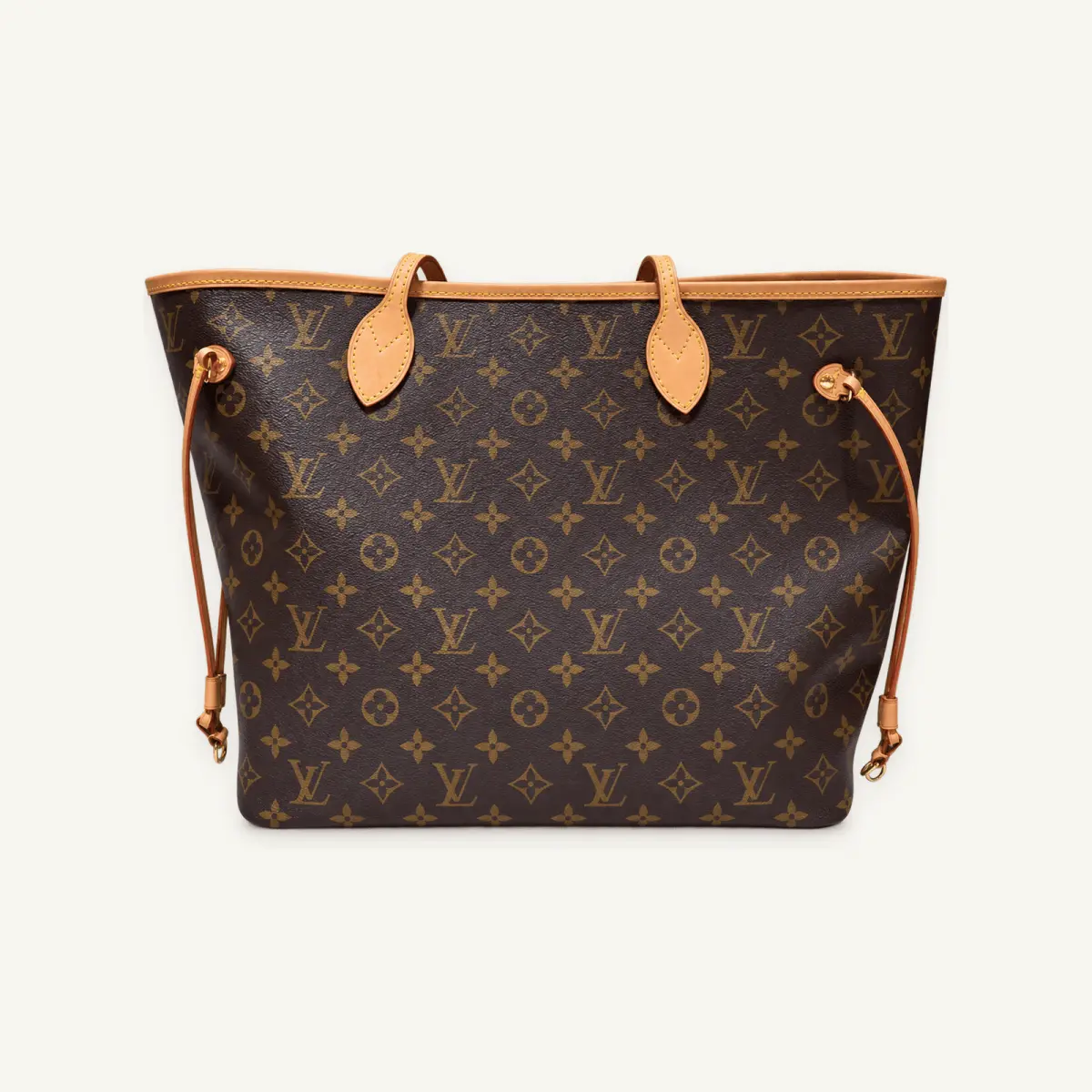 Pre-owned Louis Vuitton Neverfull MM M41177 Monogram Cerise Tote with Pouch ZX062