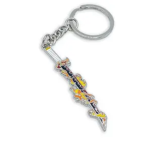 Sugoi Vibe Demon Slayer Kimetsu No Yaiba  - Fire Breathing Sword Keychain