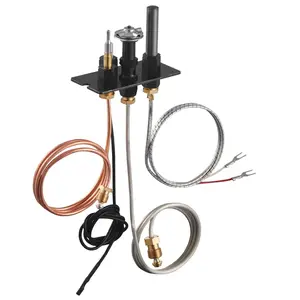 VEVOR Gas Pilot Assembly, OE 10002265, 10002264, SRV10002264 Fireplace Gas Pilot Assembly, Natural Gas & LPG Ignition Replacement, Fit Majestic, Vermont Castings, Temco, Dutchwest, Monessen, Century