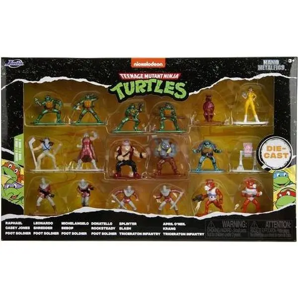 Teenage Mutant Ninja Turtles - Nano MetalFigs - 1.65" Diecast figurine/statue 18-Pack Wave 2 (TMNT)  [COLLECTIBLES] figurine/statue, Collectible