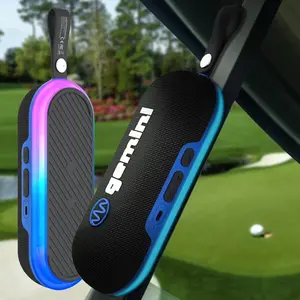 BEATGRIP   Speaker - Rechargeable, Mini  Speaker with 12H , LED Lights, IPX6 ,   for Golf Carts, Travel & Outdoor Adventures