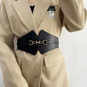 1pc Waist Seal, Women'S Versatile Suit Sweater, Elastic Shirt, Wide Waistband with Dress, Waist Cinching, Suitable for Daily Wear