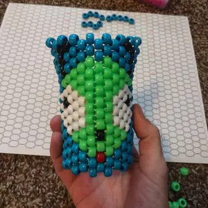 KANDI BEAD CUFF BRACELET HANDMADE MICHIGAN