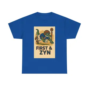 Florida- First and Zyn Unisex Tee - College Football Fan Apparel Game Day Shirt, Florida, Zyn, ZYN, Florida, UF, Florida Football Fabric Smooth Top Knit Outfits Ribbed Tshirt