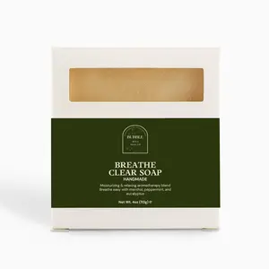 Breathe Clear Soap with Organic Ingredients for Body Wash and Cleansing - Body Care