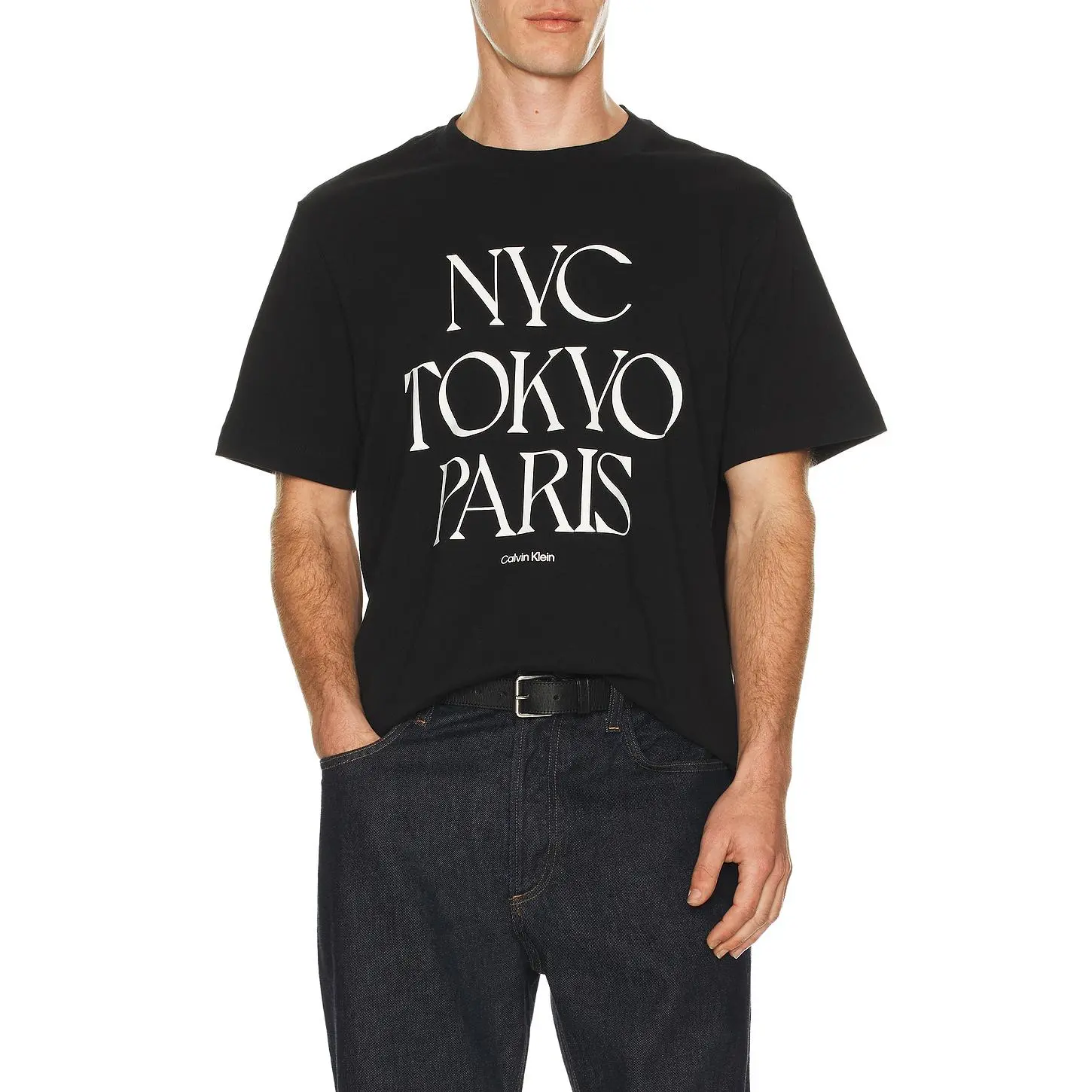 Calvin Klein Flagship City Tee in Black Unisex Calvin Klein Flagship City Tee in Black Unisex
