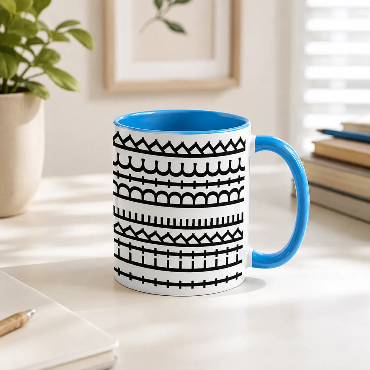 Funny Hidden Messag Coffee Mug - Sarcastic Optical Illusion Mug - Secret Insult Gag Gift for Friends & Coworkers - 11oz 15oz Two-Tone Ceramic Cup