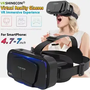 for Ios Androids Smartphone G12 Vr Glasses Portable 3D Virtual World Vr Virtual Reality 3D Glasses for 4.5-7.0 Inch Cell Phone