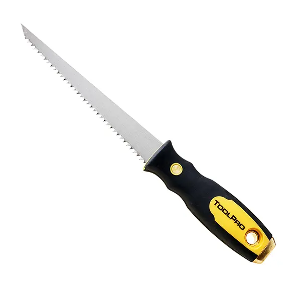 ToolPro Jab Saw - 6 in. Blade 1-Handed Saws, Professional Drywall & Plasterboard Cutting Tool with Ergonomic Handle, One Handed Saws