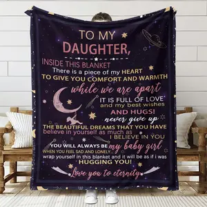 Cozy All-season Blanket Soft, Warm and Tear-resistant with A Vibrant Print Suitable for Sofas, Beds, Offices, Camping and TravelThanksgiving Father's Day Children's Day holiday gifts for family and children