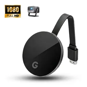 Wireless HDMI Transmitter Adapter, Streaming Media Video/Audio/File HDMI Wireless Extender from Laptop, PC, Smartphone to HDTV Projector Monitor, 1080P