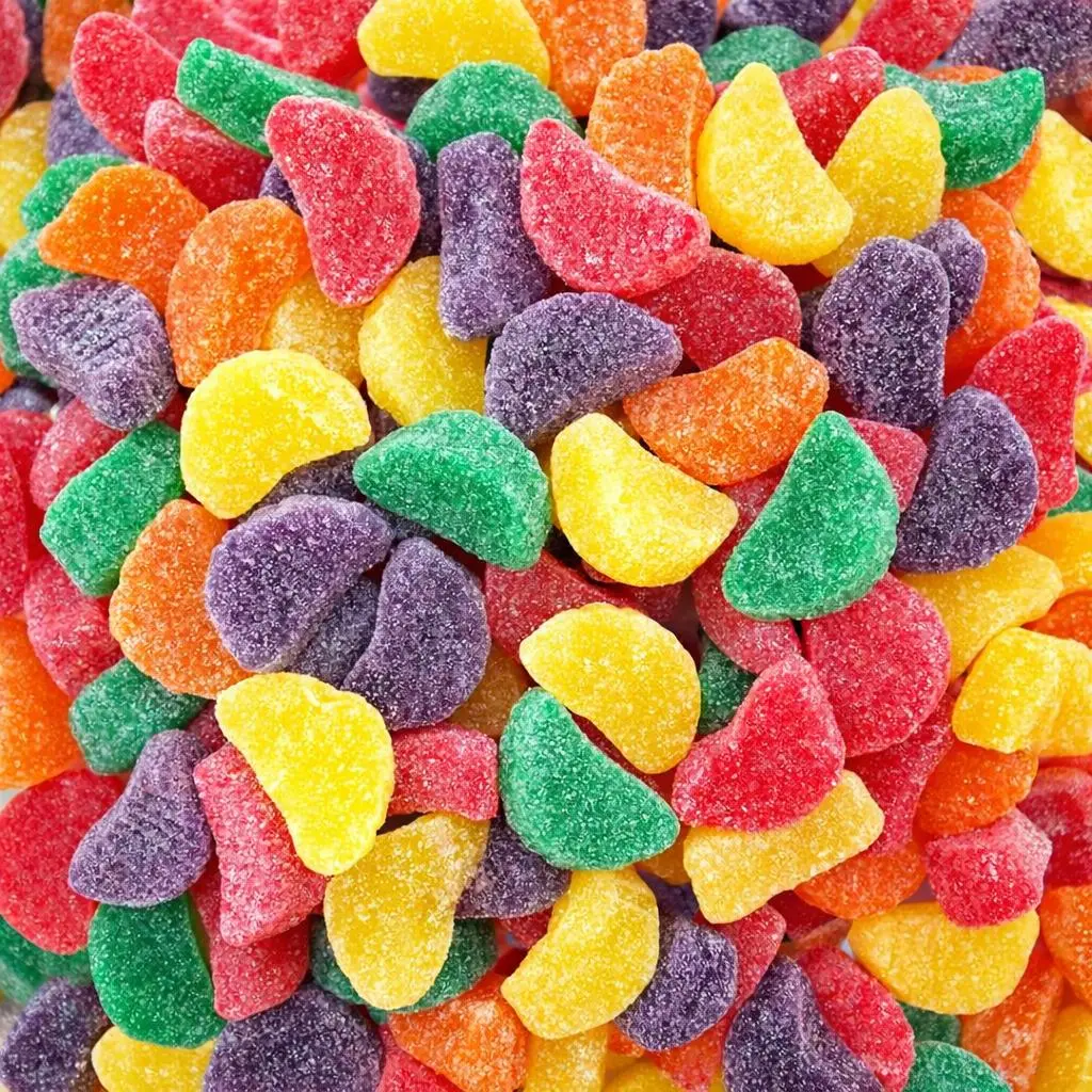 Viral Fruit Jelly Slices Soft Chewy Fruity Candy Treats Party Snacks