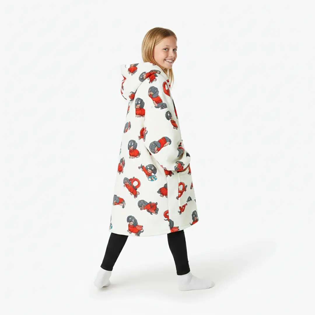 Dachshund Allsleepers Original Kids Cloud Hoodie