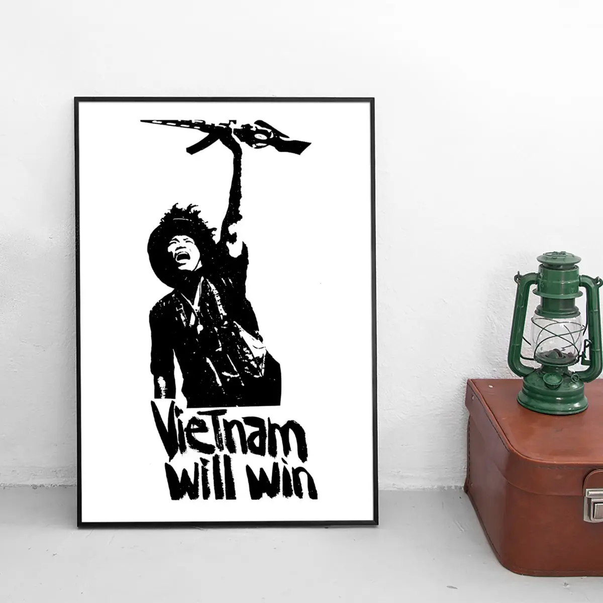 1970s Poster -black Panther - Vietnam Will Win- Vietnam War - Art Wall Print independence Freedom Africa Propaganda, Room Decor, Unframed – 5 Size, 8x12 to 27x40 inch