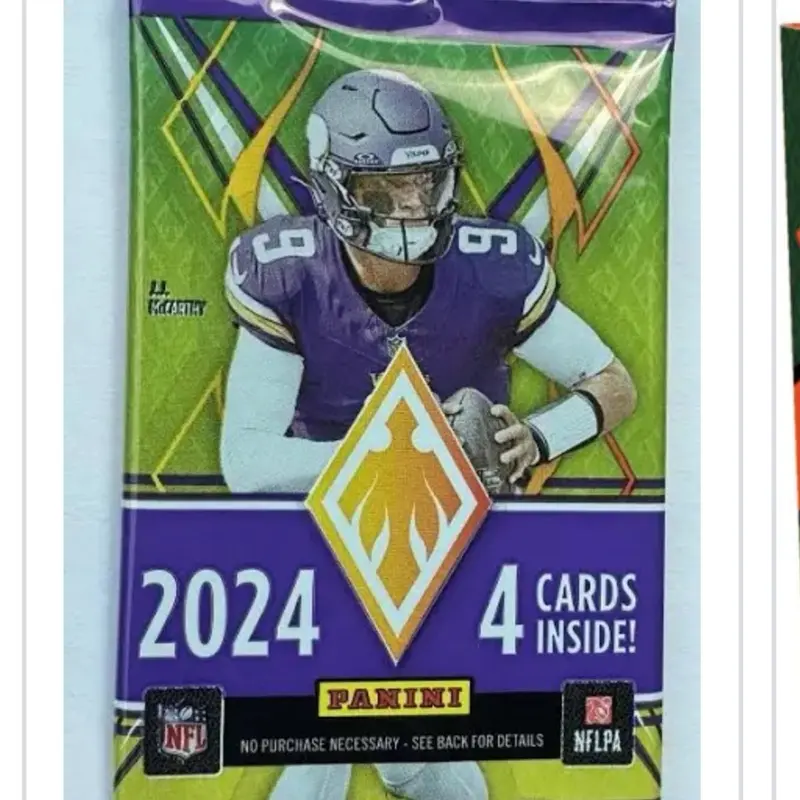 2024 Panini Phoenix Collectible Sports Trading Cards Box - Assorted Sports Trading Cards Pack for Collectors