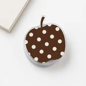 Cute Polka Dot Apple Phone Grip - Magnetic Phone Holder, eReader Accessory