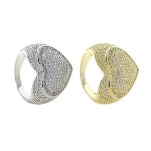 BLING BUBBLE HEART RING