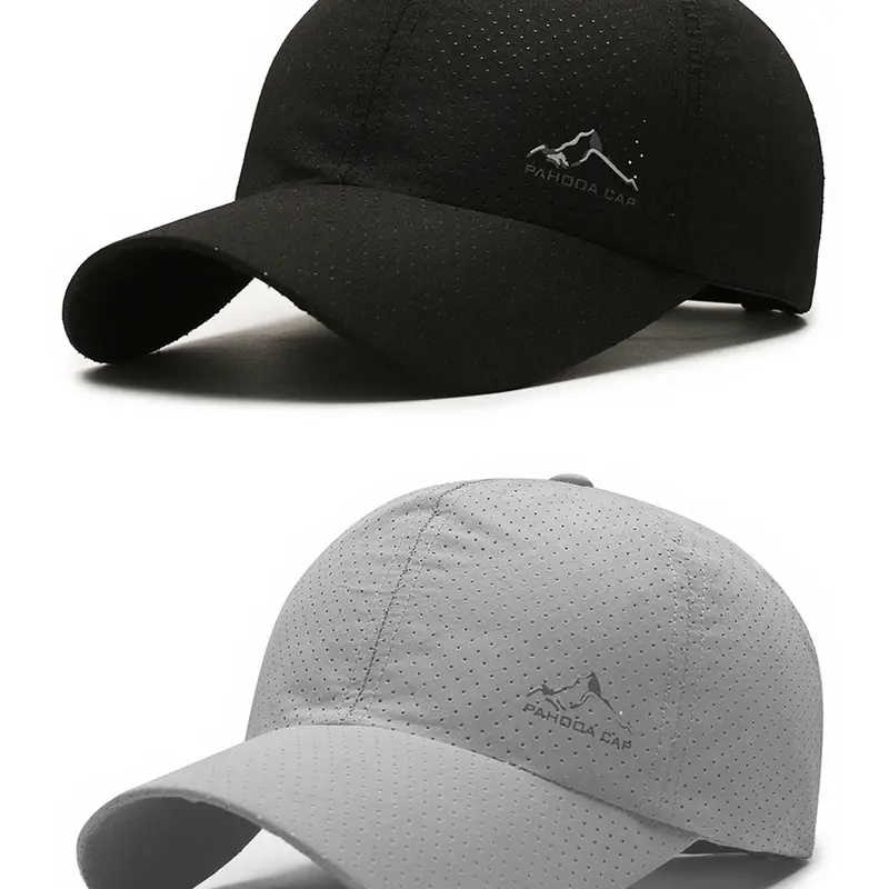 2 Pack Quick-Dry Sun Hat, UPF 50+ UV Protection, Summer Outdoor Cap, Unisex Outdoor Cap, Men's and Women's Casual Sports Cap, Sunscreen Baseball Cap