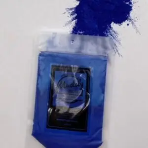 MuddySoapCo 501 Blues Mica 1 oz for Soap, Cosmetics, Nail Polish