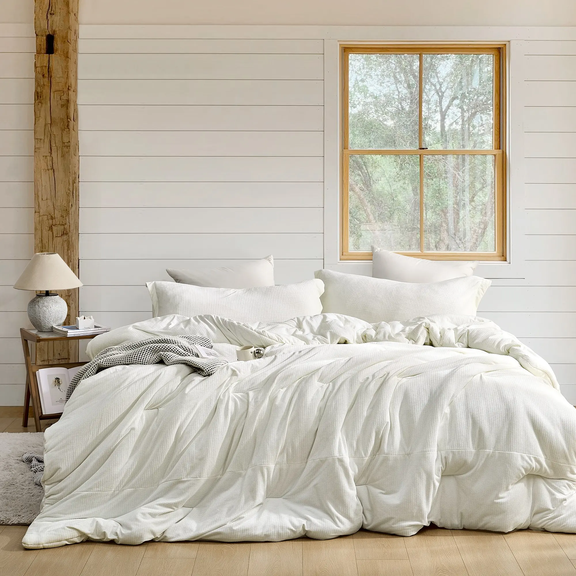 Love Thick - Calming Coma Inducer Twin XL Comforter Set - Milky White