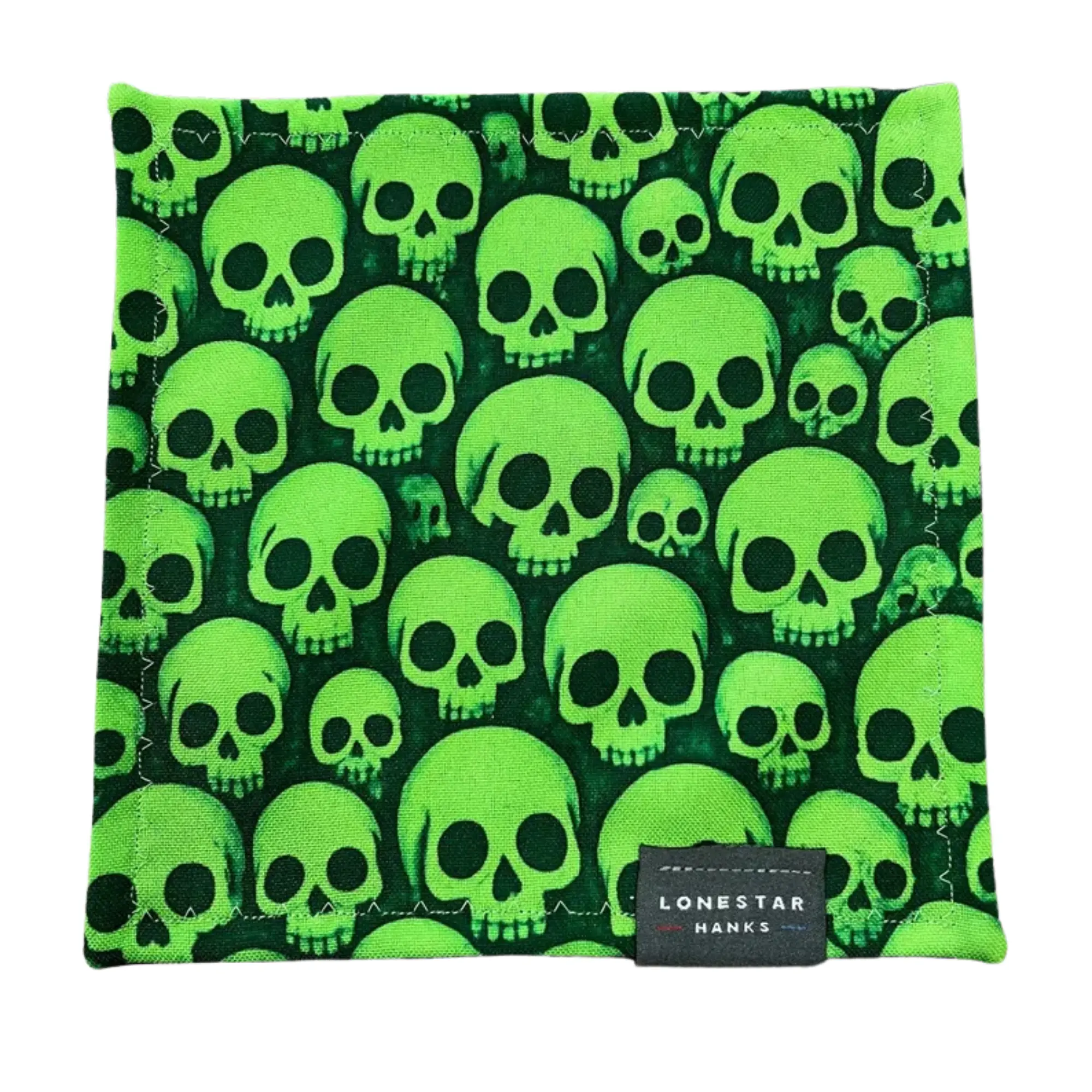 Green Skulls EDC Microfiber Hank