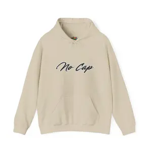 No Cap Unisex Hoodie Sweatshirt, Streetwear Casual Pullover, Hip Hop Graphic Jumper, Urban Fashion Sweater, Trendy Outerwear for Men and