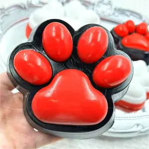 Cat Paw Squeeze Toy, Soft Texture, Stress Relief, Quick Recovery, Portable, Perfect Office Gift, Festival Party Present