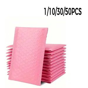 Bubble Envelope Bags 4x8 Inches Thick Foam Filled Self-Seal Waterproof Non-Transparent Shipping Packaging for Jewelry Cosmetics Small Business
