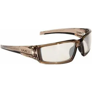 UVEX Framed Safety Glasses with SCT-Reflect 50 Lenses - Eye Protection, Scratchproof, Wraparound Design, Universal Fit, Model S2963