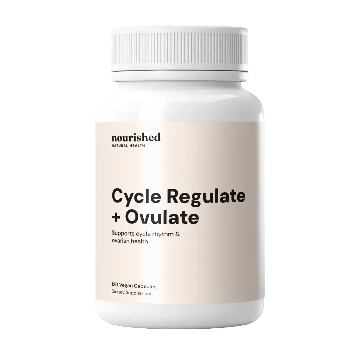 Nourished Cycle & Balance Support - Myo & D-Chiro Inositol Complex - 120 Vegan Capsules