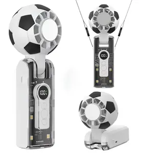 Foldable Handheld Turbo Fan, 5 Speeds, <36dB, 4000mAh Battery Operated, Up to 10 Working Hours, 3 IN 1 Hand Fans Rechargeable with Air Turbo Tech Cooling Fan for Outdoor Activities, Travel, Working