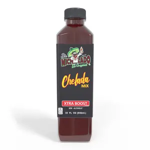 XTRA BOOST Chelada Mix - Sr. Michelado - Bottle Michelada Mix Beverage Flavor