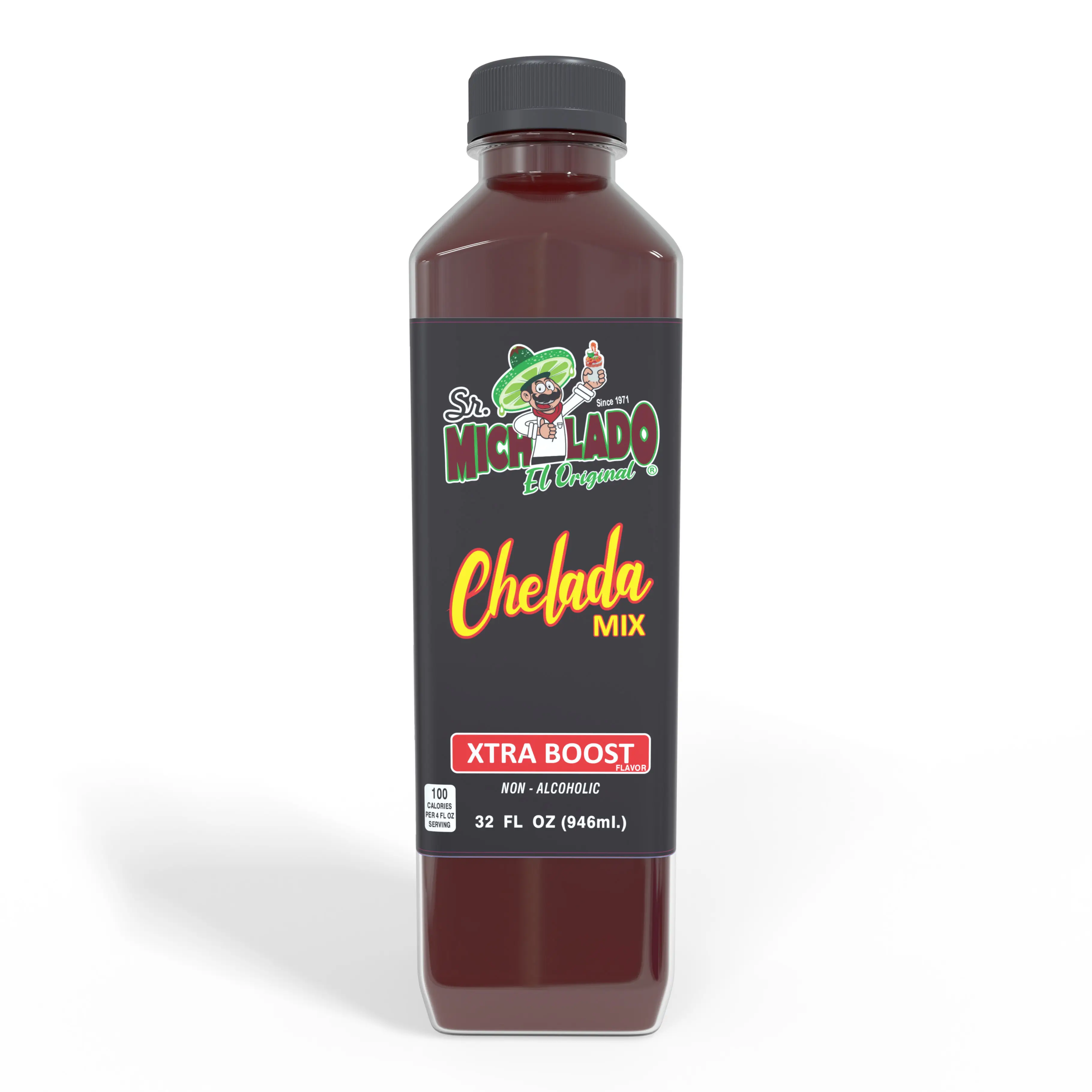 XTRA BOOST Chelada Mix - Sr. Michelado - Bottle Michelada Mix Beverage Flavor