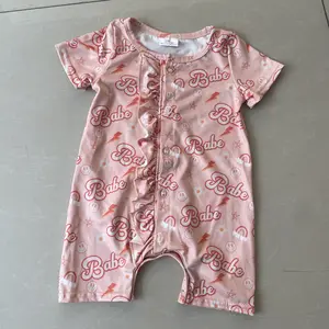 Baby Girl Summer Romper Cowgirls Floral Girl Summer Onesie