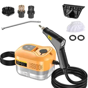 Touch Screen Steam Cleaner, Efficient High Temperature & High Pressure Cleaning Steam Cleaner with Brush Head Attachment, Suitable for Kitchen Furniture, Bathroom & Car, Handheld Steam Cleaning