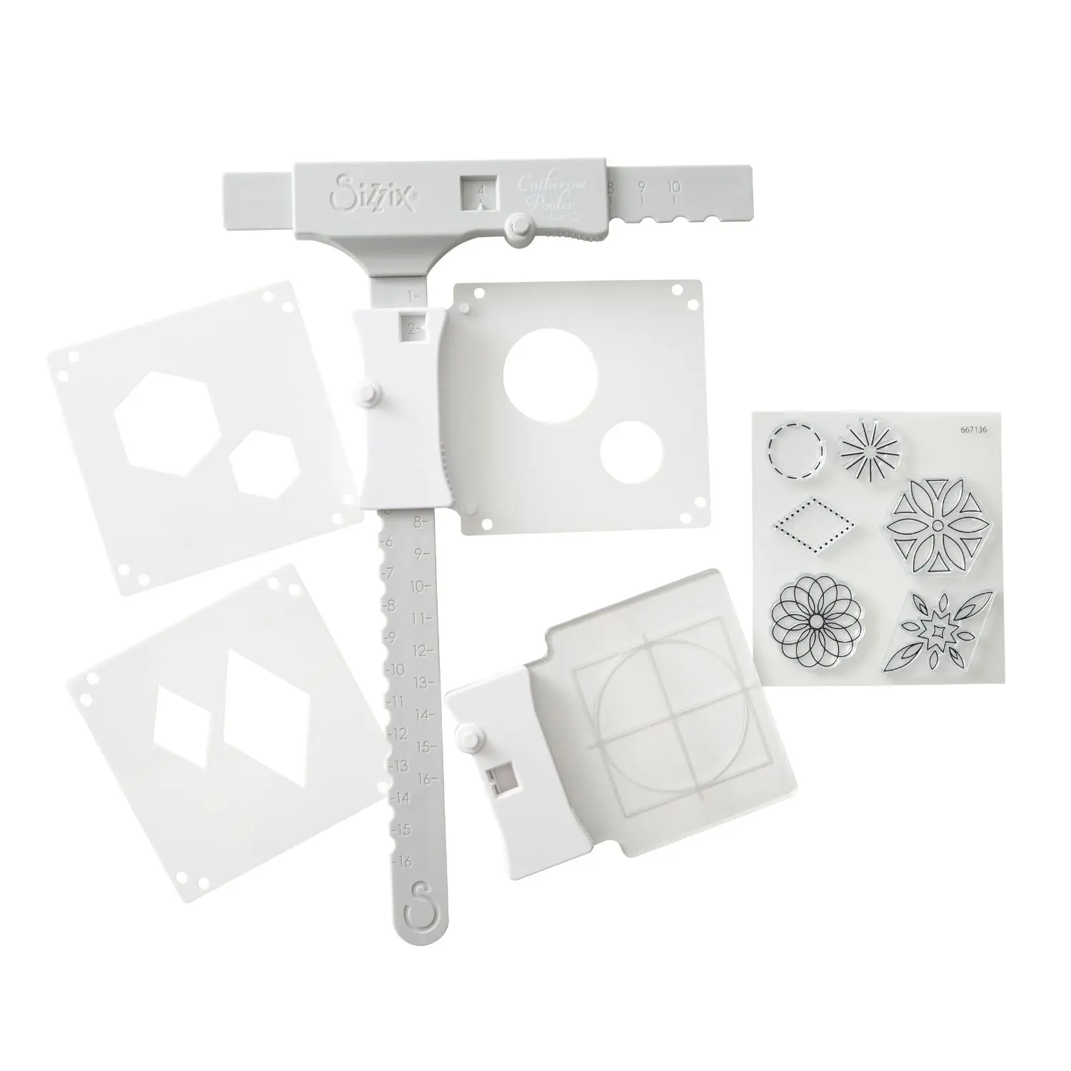 Sizzix Stencil & Stamp Tool Accessory - Print & Pattern Tool