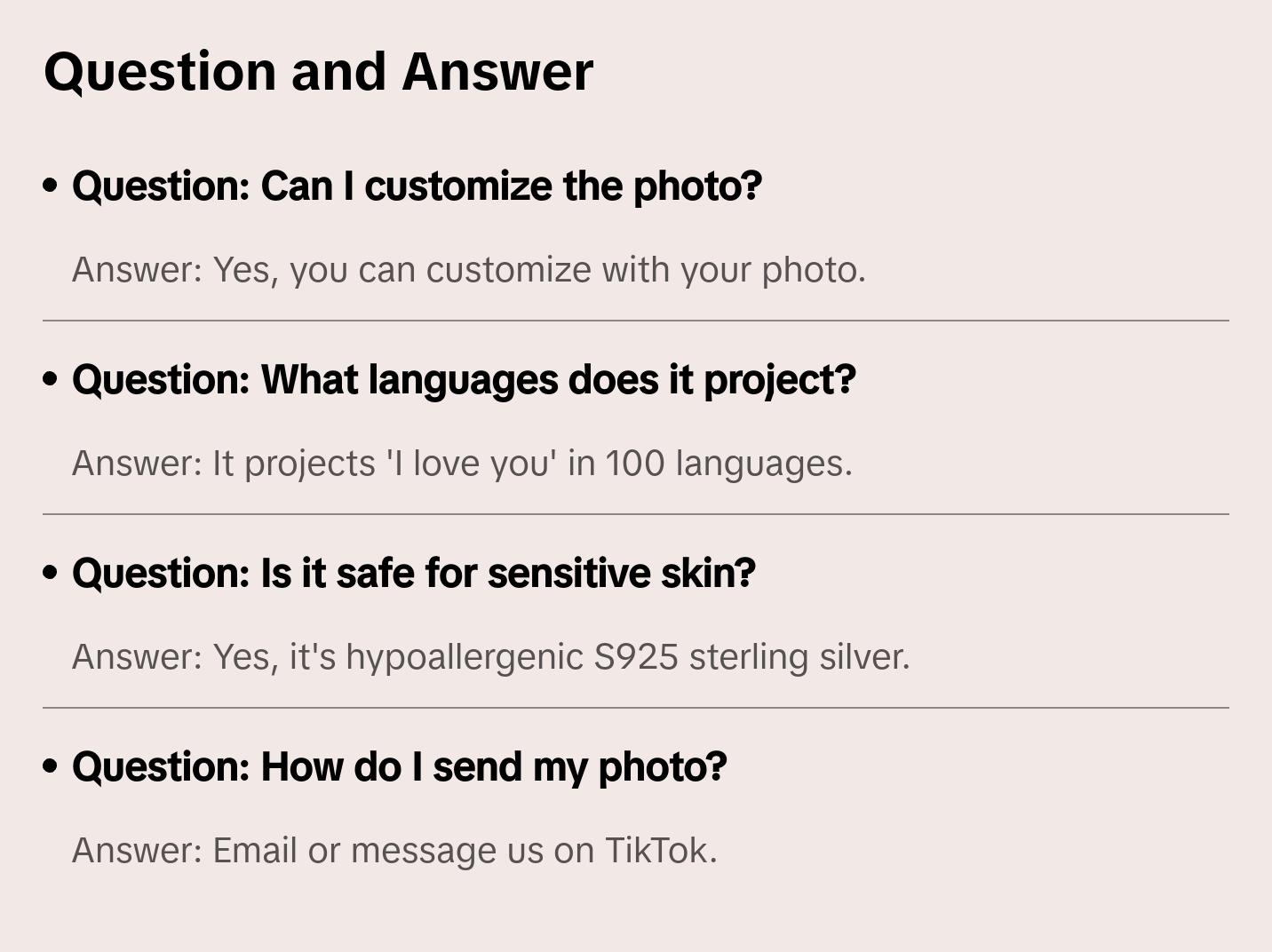 Customized color photo projection s925 pure silver six pointed star bracelet with 100 languages for birthday commemoration