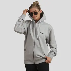 Women's Brooklyn Zip-Up Oversized Hoodie - Members Only Sweatshirts Collection - Cotton, Casual