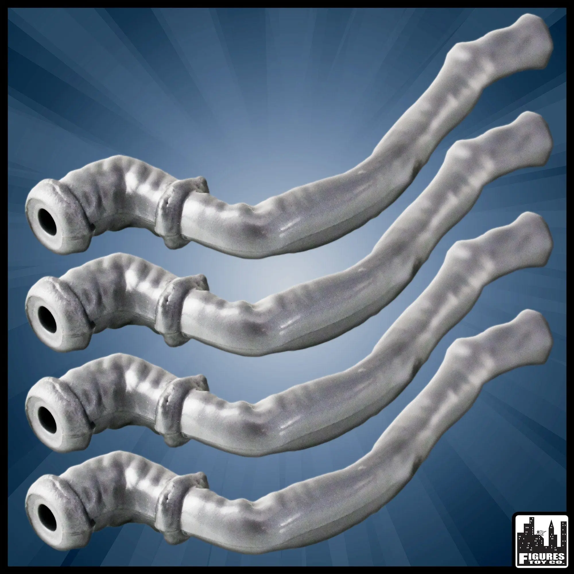 Set of 4 Pipes for WWE & AEW Wrestling Action Figures