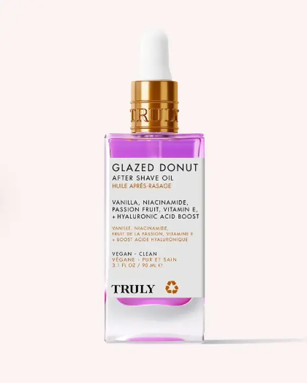 Glazed Donut After Shave Oil with Hyaluronic Acid & Niacinamide for Sensitive Skin Hydrating Treatment for Ingrown Hairs Bikini Line Underarms Legs